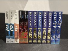 Lot 12 Cassette Vidéo Vierges