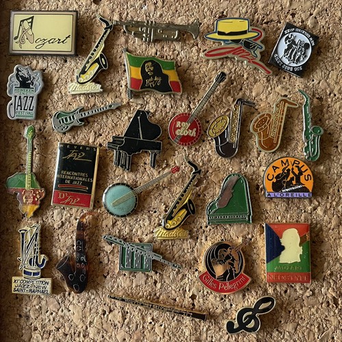 Lot pin musique instruments - pin's,