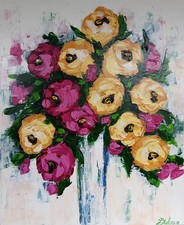 Tableau original fleurs
