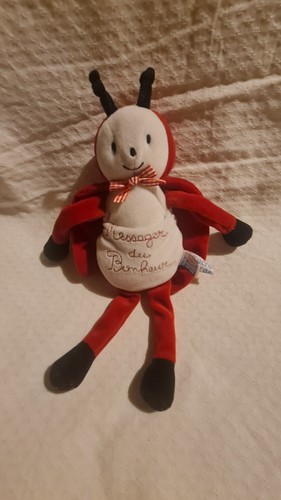 Doudou peluche coccinelle - doudou,
