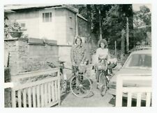 PHOTO Photograph, Man & Woman Pose Bike Road Camping Travel
