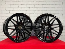 4X jantes noires multi rayons