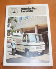 Brochure folder Mercedes L 407 D /409 - 508D - 608 D - 1975 incl. inserts