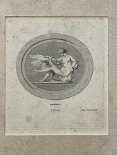 Three Ancient Engravings Mythology Curiosa 18th Century Venus, Leda & Bonus Eventus