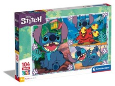 Clementoni - 27572 - Supercolor Puzzle - Super Disney Stitch - 104 Pieces  Puzzl