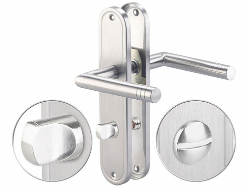 Garniture porte inox - de,