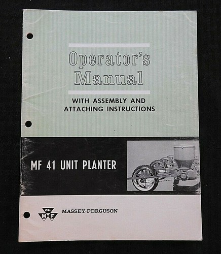 1967 massey ferguson manuel - 1967,