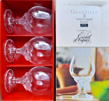 Cristal d'arques 3 Verres a