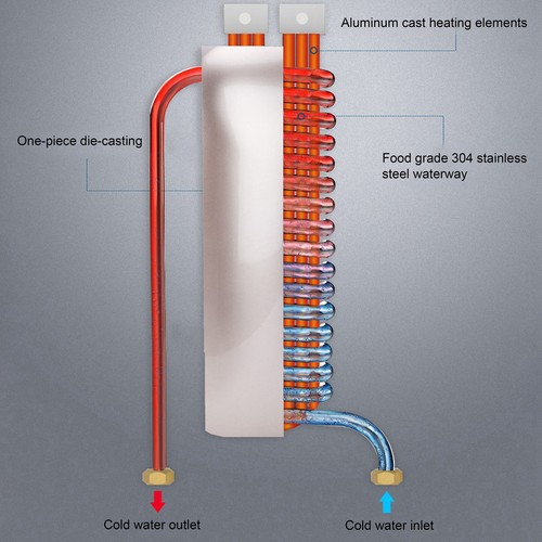 6500w chauffe eau instantané - chauffe-eau,
