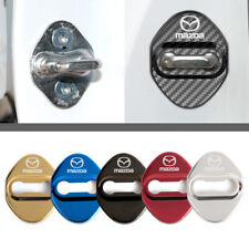 4x Mazda Stainless Steel Car Door Lock Protective Cover for Mazda 3 6 CX-5 CX-3