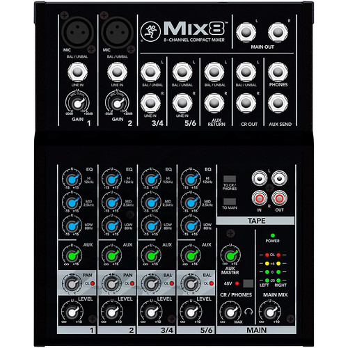 Mackie mix8 channel - mackie,