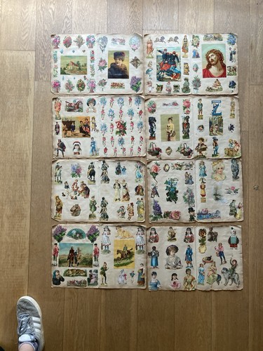 Lot grandes planches album - lot, 8