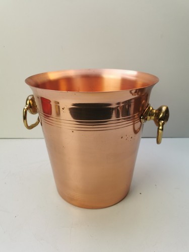Seau champagne cuivre et - a,
