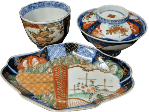 C1870 antique japanese imari - c1870,