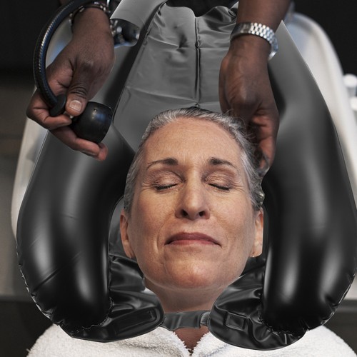 Bac gonflable pour shampoing - pour,