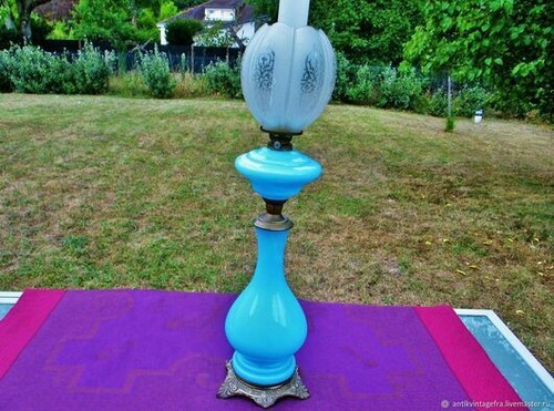 Antique kerosene lamp