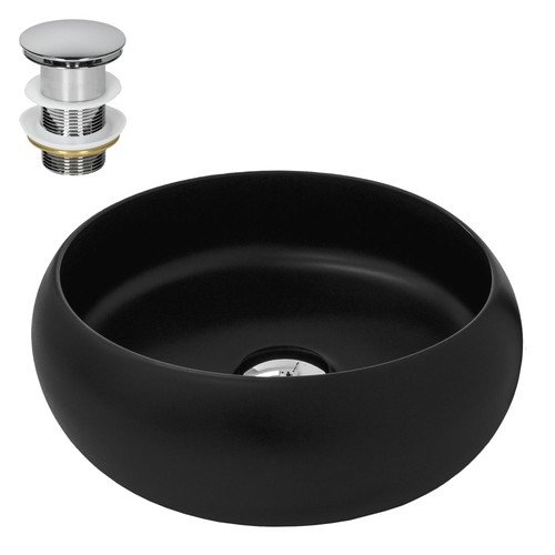 Lavabo céramique noir - lavabo,