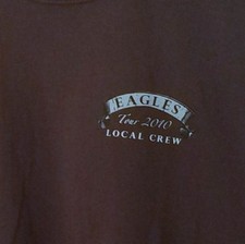 Eagles 2010 Local Crew Brown Shirt XL - Crew Neck - Logo