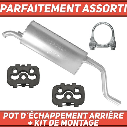 Pot échappement arrière - déchappement,