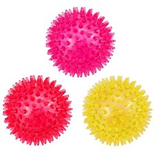 3-Pack Squeaky Dog Ball ToysDogs Chew Spiky Ball Jouet de Piscine pour Chien ...