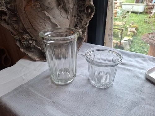Anciens pots confiture en - a,