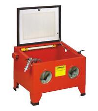 CABINE DE SABLAGE, SABLEUSE A MANCHONS, MICROBILLEUSE 90 LITRES AVEC PISTOLET