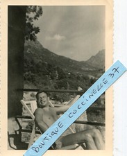 Photo of a beautiful man tanning 1961 in Porto OTA in 1961 The mountain