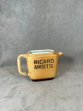 Ricard Brown Ceramic Pitcher Made in France 1970s
