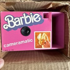 Vintage Mattel Barbie 1978 Doll Point & Shoot Pink Camera Cameramatic