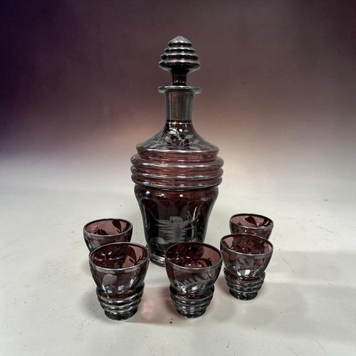 Service liqueur art déco - liqueur,