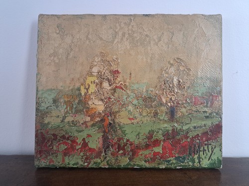 Pommiers fleurs huile sur - pommiers, en