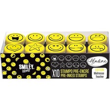 Tampons encreur - Smiley