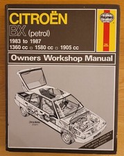 CITROEN BX 1983 TO 1987 HAYNES