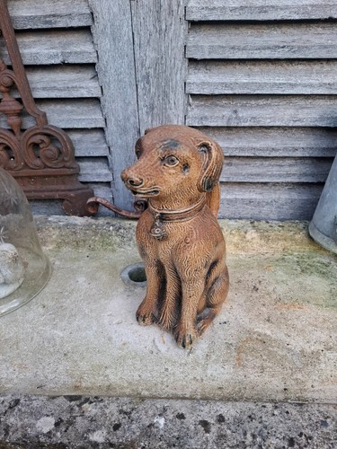 Superbe pichet chien assis - superbe, "