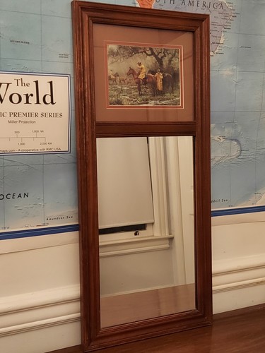 Vintage trumeau mirror - vintage,