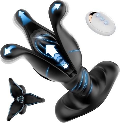 Thrusting-Anal-Butt-Plug-Dildo