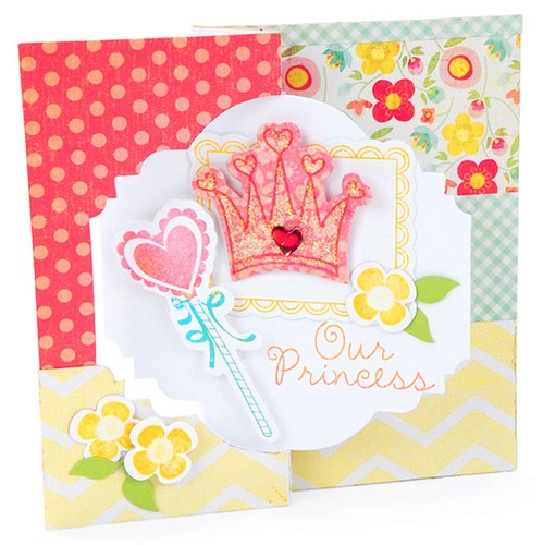 Sizzix majestic flip its card - sizzix,