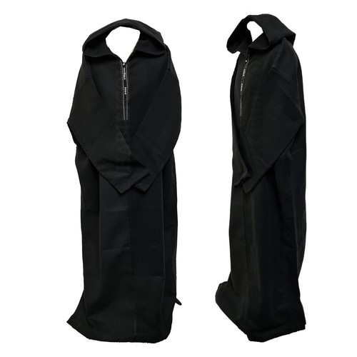 Djellaba thobe capuche noir - à,