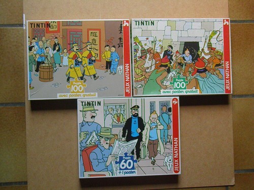 Lot puzzles tintin 60 et - tintin,