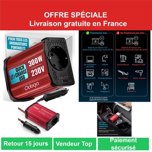 Odoga convertisseur 12v 220v - odoga,