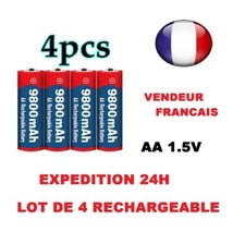 PILES  rechargeables lot de 4
