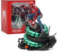 Figurine Marvel Spiderman 19cm Avengers Statue PVC Socle Collection Geek