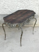 Ancienne table basse fer
