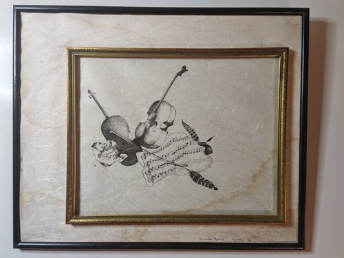 Dessin original encre - dessin, l'encre