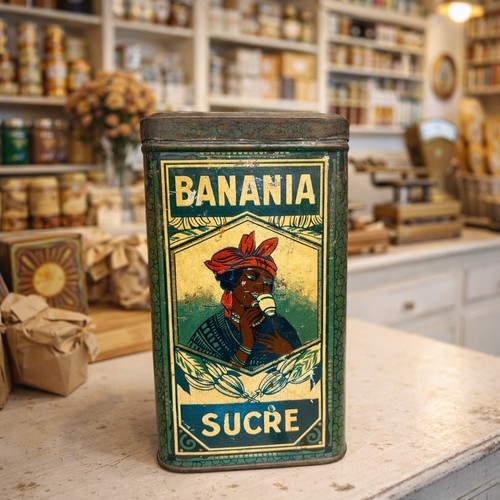 Boîte ancienne banania - boîte,