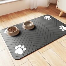 Napperon Imperméable Absorbant Chien Chat Tapis Gamelle Animal Domestique Eau