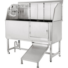 VEVOR Baignoire De Toilettage Chien Baignoire Pour Chien Inox Capacité De 300 Kg