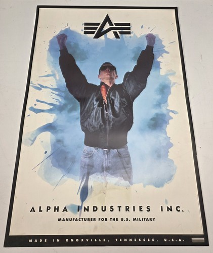 Alpha industries poster - industries,