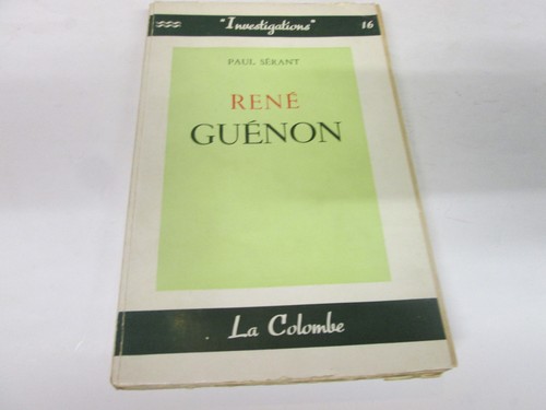 Rene guenon paul serant - ..rene, .