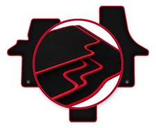 Tapis de sol en Velours noir